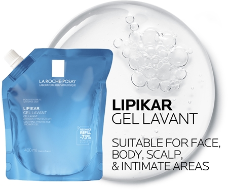 La Roche-Posay Lipikar Gel Lavant Lindrande och skyddande dusch-gel Påfyllning