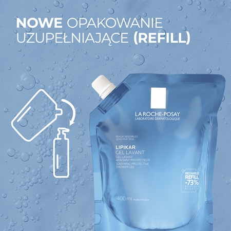 La Roche-Posay Lipikar Gel Lavant łagodzący i ochronny żel pod prysznic napełnienie