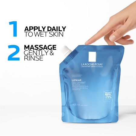 La Roche-Posay Lipikar Gel Lavant Lindrande och skyddande dusch-gel Påfyllning