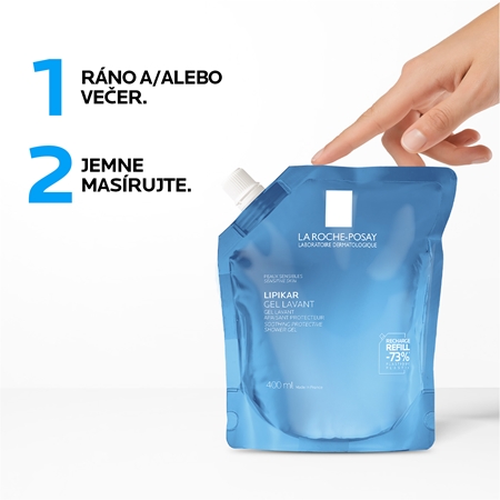 La Roche-Posay Lipikar Gel Lavant upokojujúci a ochranný sprchový gél náhradná náplň