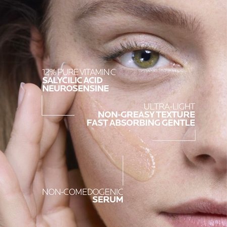 La Roche-Posay Pure Vitamin C12 Aufhellendes Serum mit Vitamin C gegen Falten