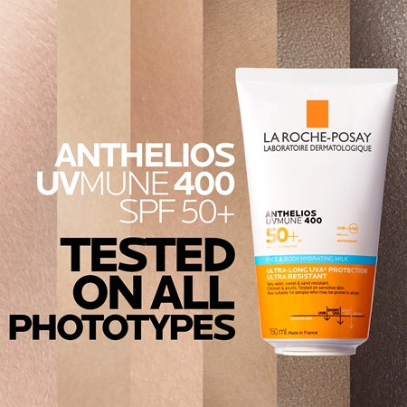 La Roche-Posay Anthelios UVMUNE 400 Face & Body защитен хидратиращ лосион за лице и тяло SPF 50+