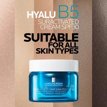 La Roche-Posay Hyalu B5 Suractivated Cream SPF30 Koncentrēts krēms uzpilde