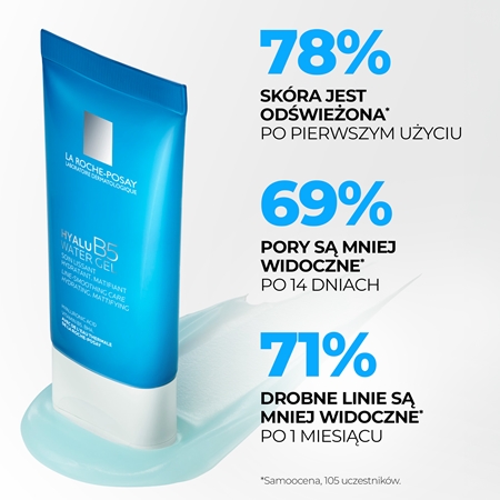 La Roche-Posay Hyalu B5 Water Gel lekki, żelowy krem nawilżający