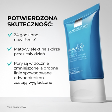 La Roche-Posay Hyalu B5 Water Gel lekki, żelowy krem nawilżający