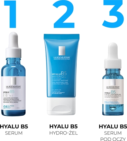 La Roche-Posay Hyalu B5 Water Gel lekki, żelowy krem nawilżający
