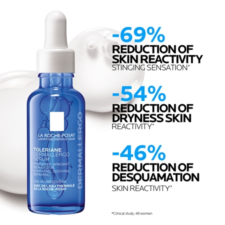 La Roche-Posay Toleriane Dermallergo Serum raminamasis serumas jautriai ir alergiškai odai