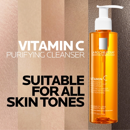 La Roche-Posay Pure Vitamin C pieniący się żel myjący z efektem rozjaśniającym