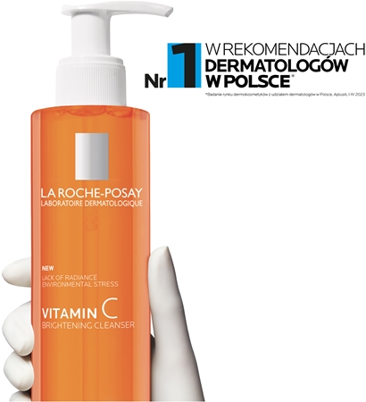La Roche-Posay Pure Vitamin C pieniący się żel myjący z efektem rozświetlającym