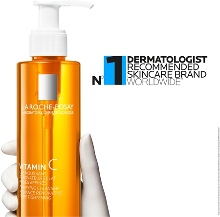La Roche-Posay Pure Vitamin C pieniący się żel myjący z efektem rozjaśniającym