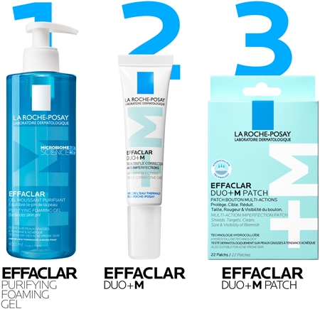 La Roche-Posay Effaclar DUO+M Patch kaukės lapeliai probleminei odai nuo aknės