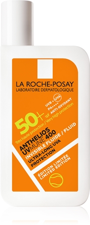 La Roche-Posay Anthelios UVMUNE 400 Invisible Fluid itin plono sluoksnio apsauginis fluidas SPF 50+