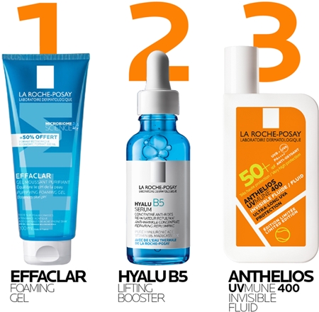 La Roche-Posay Anthelios UVMUNE 400 Invisible Fluid itin plono sluoksnio apsauginis fluidas SPF 50+