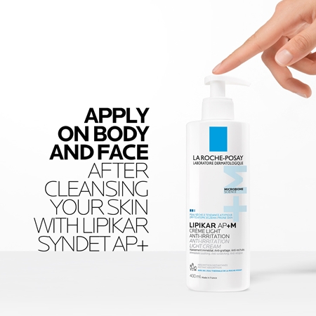 La Roche-Posay Lipikar AP+M Light Cream Lipid - Replenishing Cream for dry and atopic skin