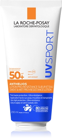 La Roche-Posay Anthelios UV Sport Sweat & Wet Pro-Resistance Lotion Waterproof Sunblock for Sporty SPF 50+