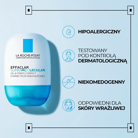 La Roche-Posay Effaclar Supramolecular matujący żel-krem przeciw błyszczeniu i rozszerzonym porom