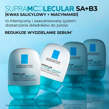 La Roche-Posay Effaclar Supramolecular matujący żel-krem przeciw błyszczeniu i rozszerzonym porom