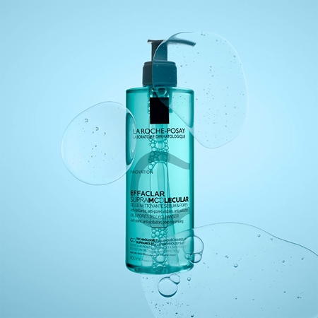 La Roche-Posay Effaclar Supramolecular Reinigungsgel gegen ein glänzendes Gesicht und erweiterte Poren