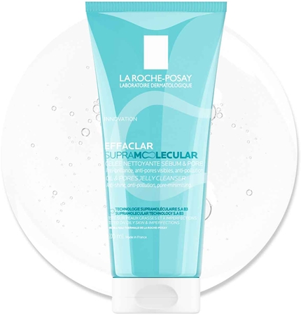 La Roche-Posay Effaclar Supramolecular τζελ καθαρισμού κατά της γυαλάδας της επιδερμίδας με διερυμένους πόρους