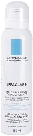 La Roche-Posay Effaclar H beruhigender Gesichtsschaum für problematische Haut, Akne