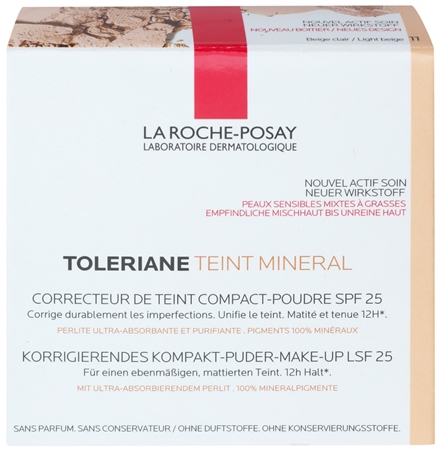 La Roche-Posay Toleriane Teint Mineral minerálny kompaktný púder SPF 25