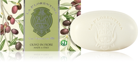 La Florentina Olive Flowers Bath Soap přírodní tuhé mýdlo pro suchou pokožku
