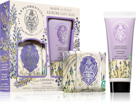 La Florentina Lavender Soap and Hand Cream Geschenkset