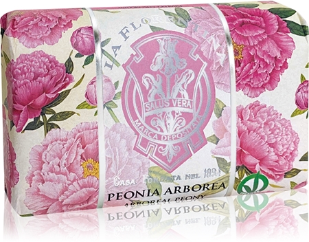 La Florentina Arboreal Peony Hand Soap přírodní tuhé mýdlo pivoňka