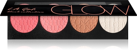 L.A. Girl Cosmetics Blush Collection Valgustpeegeldav kreem, päikesepuuder ja põsepuna