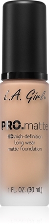 L.A. Girl Cosmetics PRO. Matte trwały podkład z matowym wykończeniem