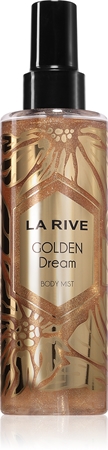 La Rive Golden Dream Body Mist Bodyspray mit Glitzerteilchen für Damen