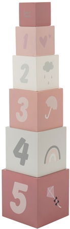 Label Label Stacking Blocks Numbers cubos de madeira | notino.pt