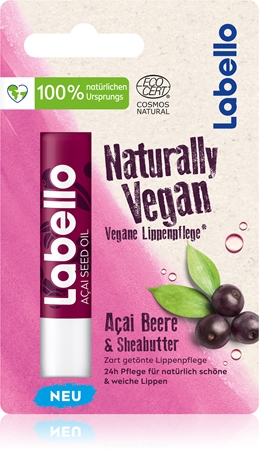 Labello Naturally Vegan Acai Berry bálsamo labial