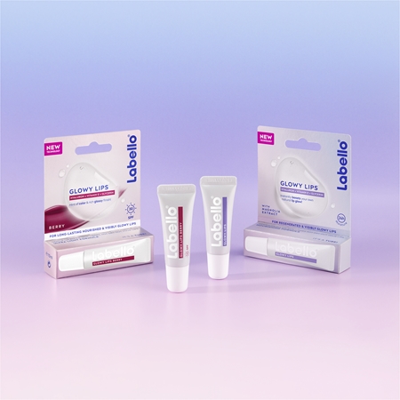 Labello Glowy Lips Moisturizing Lip Balm with hyaluronic acid