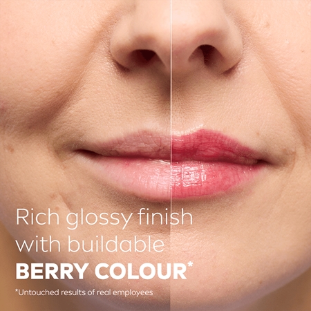Labello Glowy Lips Berry tönender Lippenbalsam mit Hyaluronsäure
