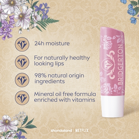 Labello Bridgerton Rose Tinted Moisturising Lip Balm