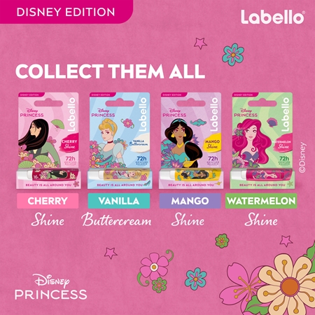 Labello Disney Princess Cherry Shine Moisturizing Lip Balm