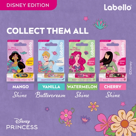 Labello Disney Princess Mango Shine Moisturizing Lip Balm