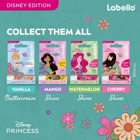 Labello Disney Princess Vanilla Buttercream Moisturizing Lip Balm