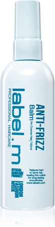label.m Anti-Frizz balsamo nutriente per capelli estremamente secchi