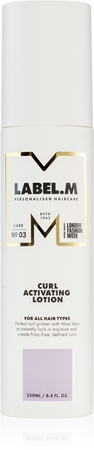 label.m Curl care for curly hair