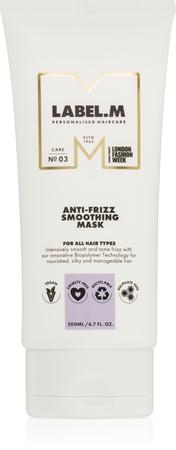 label.m Anti-Frizz Smooting Mask maska na vlasy proti krepatění