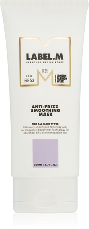 label.m Anti-Frizz Smooting Mask maschera per capelli contro i capelli crespi