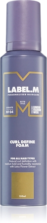 label.m Curl пінка для кучерявого волосся