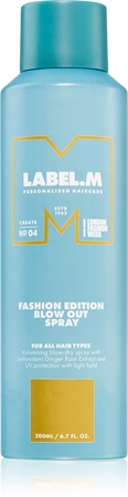 label.m Fashion Edition spray protettivo per phon per capelli elastici e voluminosi