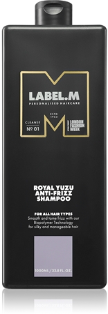 label.m Royal Yuzu Udglattende shampoo Til at behandle kruset hår