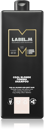 label.m Cool Blonde Toning Shampoo шампоан неутрализиращ жълтеникавите оттенъци