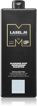 label.m Diamond Dust Nourishing Shampoo shampoo nutriente per tutti i tipi di capelli