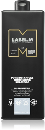 label.m Botanical Nourishing Shampoo intensives, nährendes Shampoo für alle Haartypen