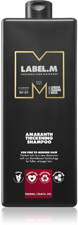 label.m Amaranth Thickening Shampoo Shampoo für Extra-Volumen